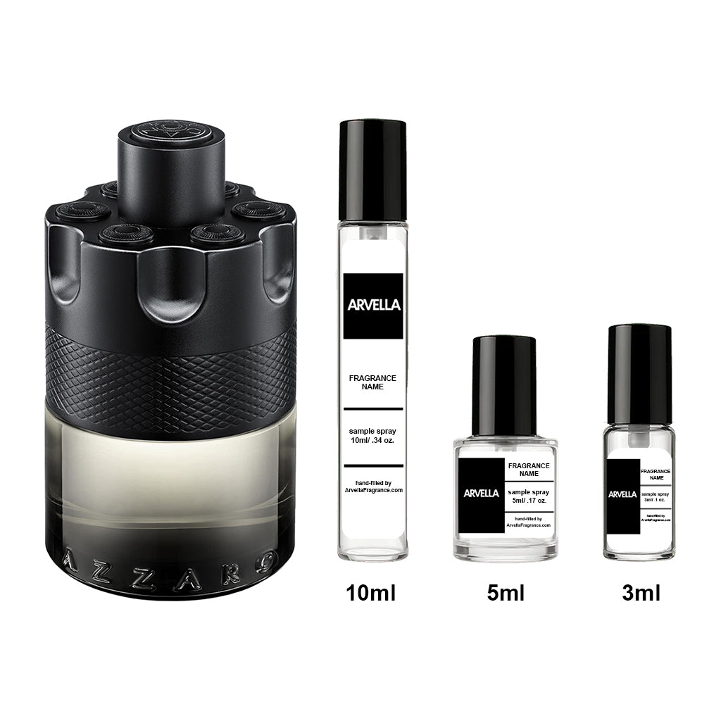 Azzaro The Most Wanted Intense Sample 10ml Spray - Arvella Fragrance